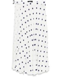 Egonlab - Polka-Dot Printed Skirt - Lyst