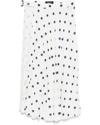 Egonlab - Polka-Dot Printed Skirt - Lyst