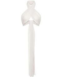 Ami Paris - Silk Wrap Top - Lyst