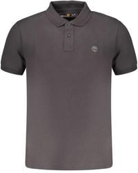 Timberland - Logo-Embroidered Cotton Polo Shirt - Lyst