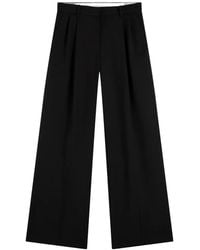 Tommy Hilfiger - Pleated Wide-Leg Trousers - Lyst