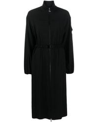 Moncler - Zipped High-neck Midi Dress - Lyst