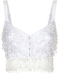 Dolce & Gabbana - Kim Dolce&Gabbana Embroidered Corset Top - Lyst