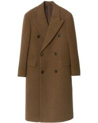 Burberry - Double-Breasted Wool Coat - Lyst