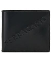 Ferragamo - Logo Leather Wallet - Lyst
