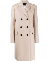 Calvin Klein 'Crombie' Mantel - Natur