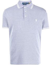 Polo Ralph Lauren - Striped-edge Cotton Polo Shirt - Lyst