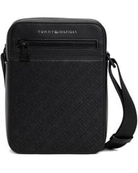 Tommy Hilfiger - Zipped Perforated Messenger Bag - Lyst