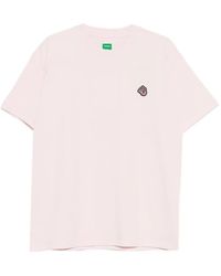 flâneur - T-Shirt Mit Logo-Patch - Lyst