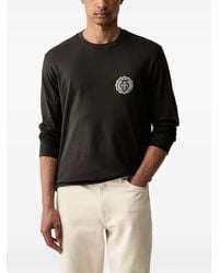 ARMANI EXCHANGE - Long-Sleeved Cotton T-Shirt - Lyst