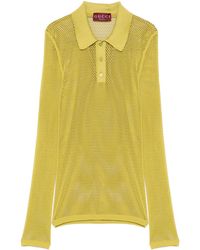 Gucci - Technical Knit Polo - Lyst