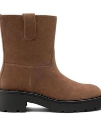 Stuart Weitzman - Ren Lug-Sole Ankle Boots - Lyst