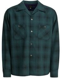 Needles - One-Up Checked Chest-Pocket Shirt - Lyst