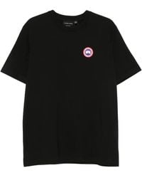 Canada Goose - Logo-Patch T-Shirt - Lyst