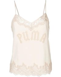 Fenty - Lace Trim Top - Lyst