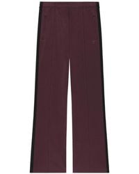 Courreges - Logo-Embroidered Side-Stripe Track Pants - Lyst