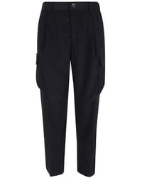 Herno - Corduroy Cargo Pants - Lyst