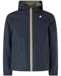 K-Way - Reversible Hooded Jacket - Lyst