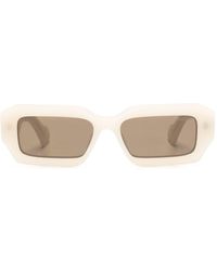 Marcelo Burlon - Agave Rectangle-frame Sunglasses - Lyst
