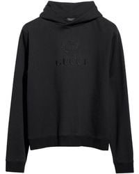Gucci - Cashmere Jersey Sweatshirt With Embroidery - Lyst