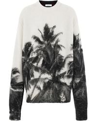Ferragamo - Palm-Tree Print Sweatshirt - Lyst