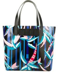MSGM - Sac À Main À Imprimés Graphiques - Lyst
