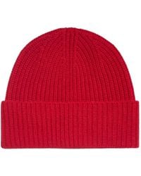 Bompard - Axel Ribbed-Knit Cashmere Beanie Hat - Lyst