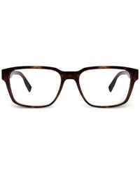Lacoste - Lunettes De Vue À Monture Rectangulaire - Lyst
