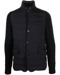 Moorer - Button-Up Padded Down Jacket - Lyst