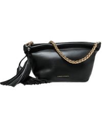 Carolina Herrera - Pia Tassel-Detail Leather Clutch Bag - Lyst
