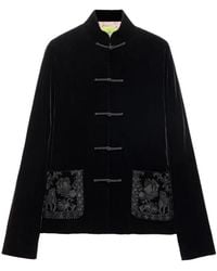 Shanghai Tang - Embroidered Tang Jacket - Lyst