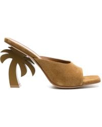 Palm Angels - Palm Beach Suede Mules - Lyst