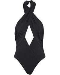 Balmain - Halterneck Swimsuit - Lyst