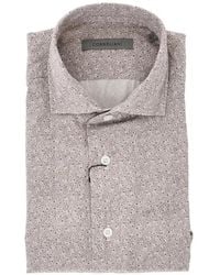 Corneliani - Patterned French-Collar Shirt - Lyst