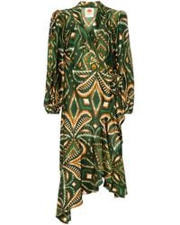 FARM Rio - Pinneapple Ikat Midi Dress - Lyst