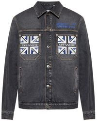 Off-White c/o Virgil Abloh - Jacke Mit Flaggen-Patch - Lyst