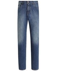 Dolce & Gabbana - Button-Fastening Jeans - Lyst