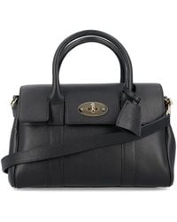 Mulberry - Small Bayswater Leather Tote Bag - Lyst