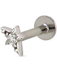 Lark & Berry - 14Kt Shooting Star Diamond Stud Earring - Lyst