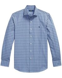 Polo Ralph Lauren - Plaid-Pattern Pony-Embroidered Shirt - Lyst