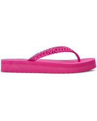 Michael Kors - Zaza Flatform Flip Flops - Lyst