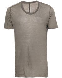 Rick Owens - T-shirt en coton à bords francs - Lyst