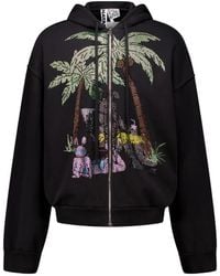 Natasha Zinko - Hoodie Zippé À Ornements Strassés - Lyst