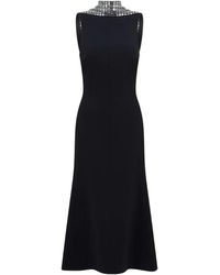 David Koma - Rhinestone-embellished Midi Dress - Lyst