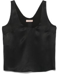 Twinset - サテン タンクトップ - Lyst