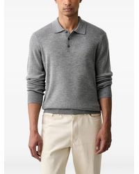 Trussardi - Button-Placket Polo Shirt - Lyst