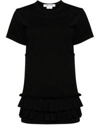 Comme des Garçons - T-Shirt Mit Rüschen - Lyst