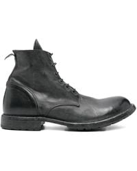 Moma - Lace-Up Leather Boots - Lyst