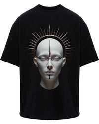 Hamza - Monarh Graphic Print T-Shirt - Lyst