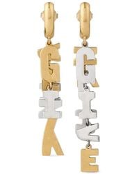 Givenchy - Letters Asymmetric Earrings - Lyst